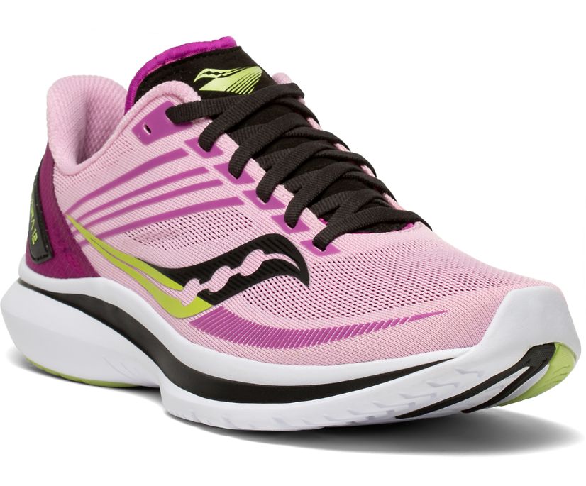 Saucony Kinvara 12 Women's Running Shoes Pink / Black | AU 164ILHS